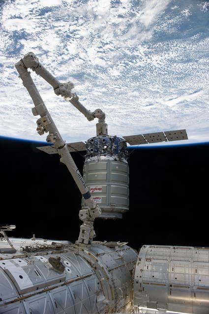 NASA image: Cygnus Departure