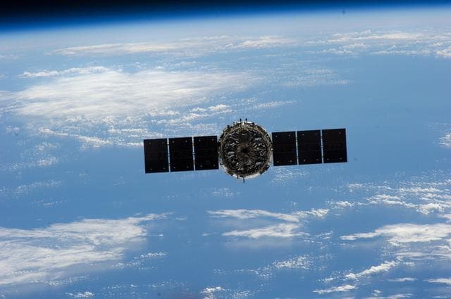NASA image: Cygnus Departure