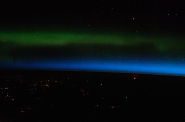 NASA image: Soyuz TMA-12M Launch seen from ISS