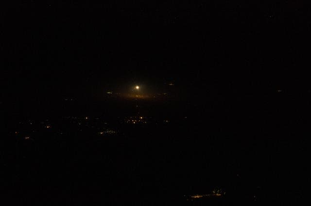 NASA image: Soyuz TMA-12M Launch seen from ISS