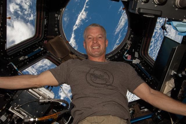 NASA image: Swanson in the Cupola