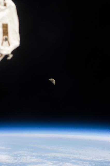 NASA image: Lunar Observations taken by the Expedition 39 Crew