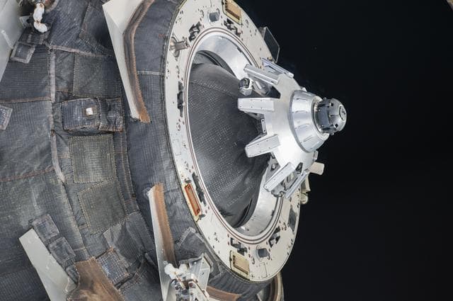 NASA image: Soyuz TMA-11M spacecraft departure