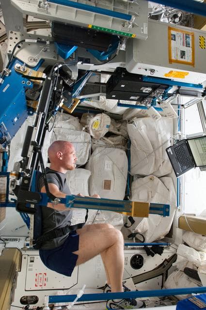 NASA image: Gerst with aRED in Node 3