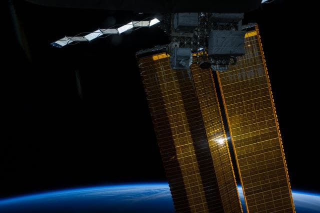NASA image: Time lapse of sunrise