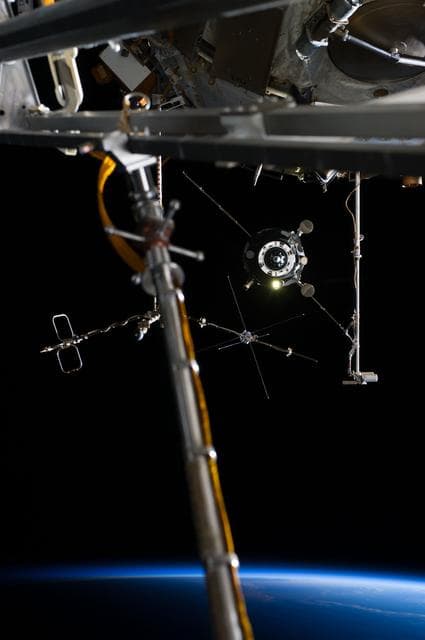 NASA image: Progress 421 departure