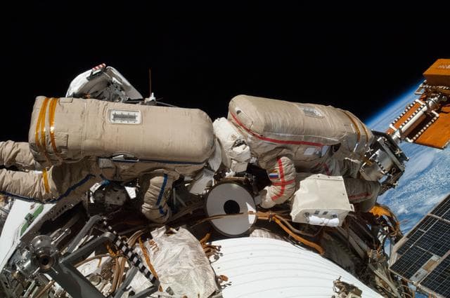 NASA image: Russian EVA 38.
