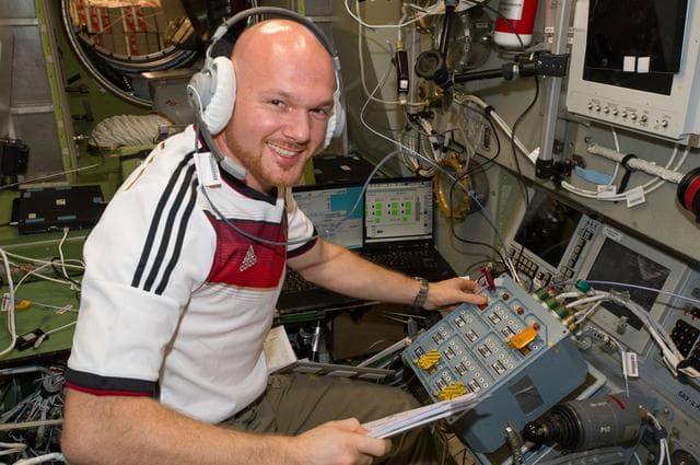 NASA image: ATV equipment prep