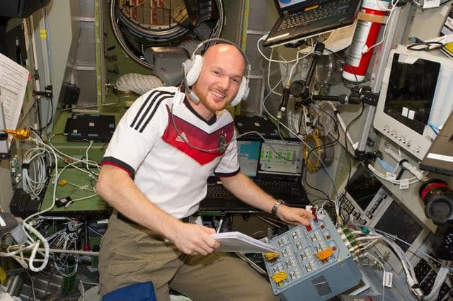 NASA image: ATV equipment prep
