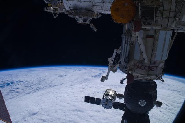 NASA image: Cygnus approach