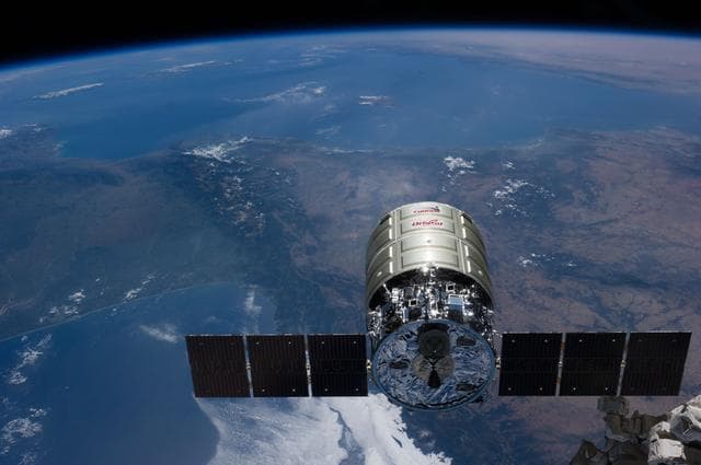 NASA image: Cygnus approach and capture