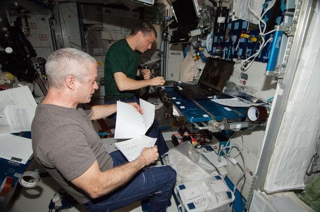 NASA image: EVA prep