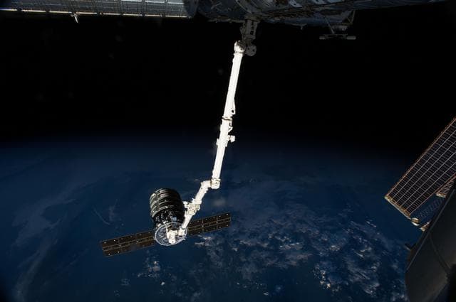 NASA image: TL Cygnus release