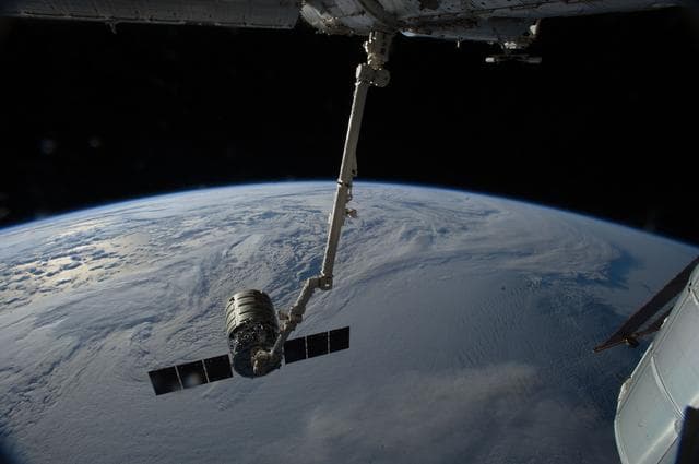 NASA image: TL Cygnus release