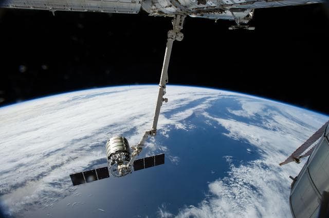 NASA image: TL Cygnus release