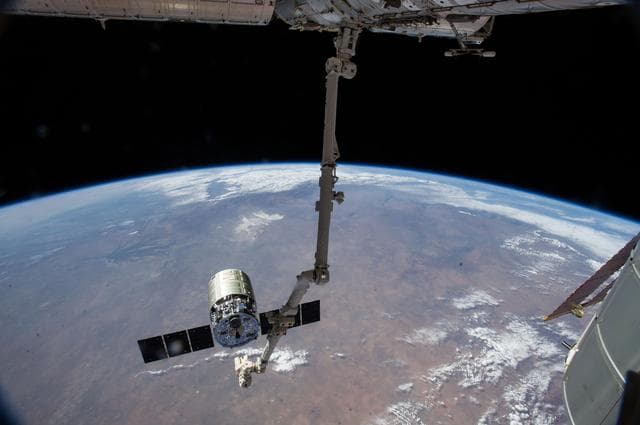 NASA image: TL Cygnus release