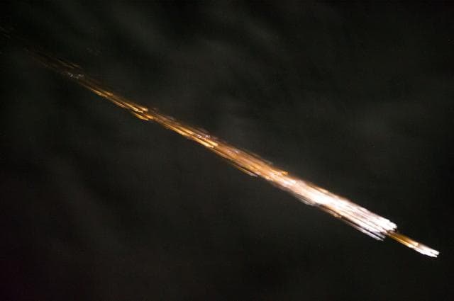 NASA image: Cygnus 2 reentry