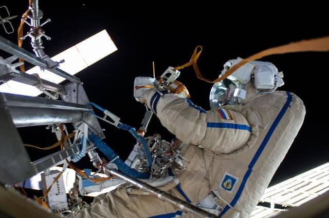 NASA image: Russian EVA 39.