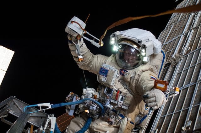 NASA image: Russian EVA 39.