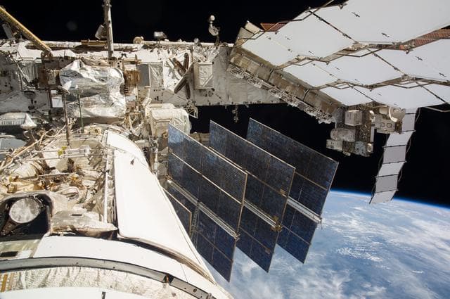 NASA image: Truss and Russian segment