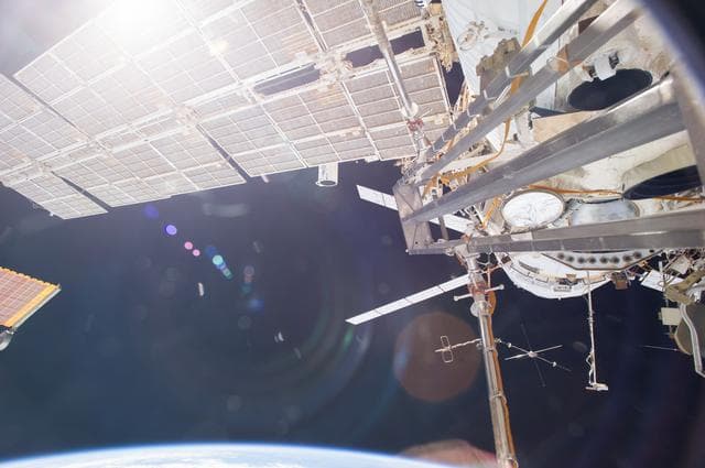 NASA image: External view of ISS