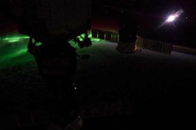 NASA image: Dark aurora shots