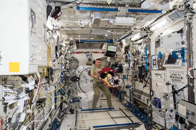 NASA image: SPHERES