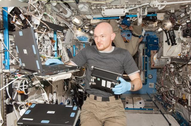 NASA image: Gerst in the JPM