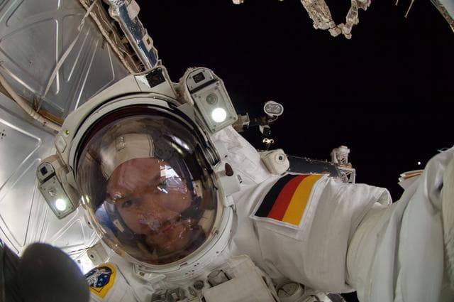 NASA image: Gerst during EVA