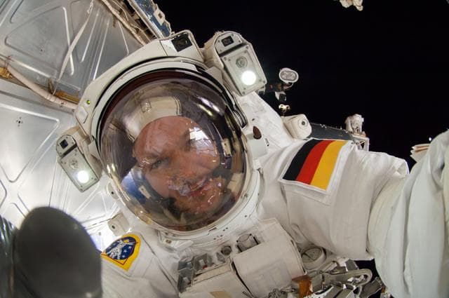 NASA image: Gerst during EVA