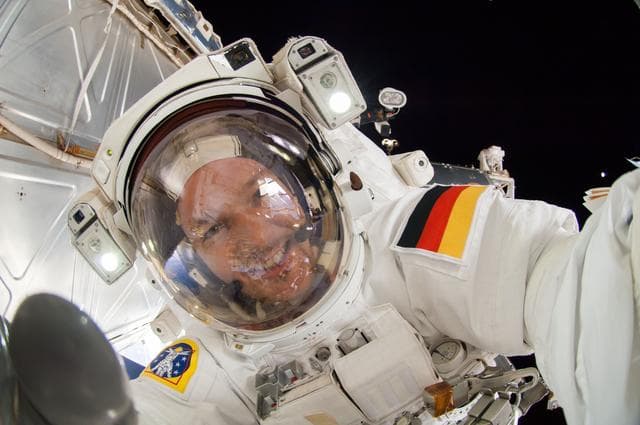 NASA image: Gerst during EVA