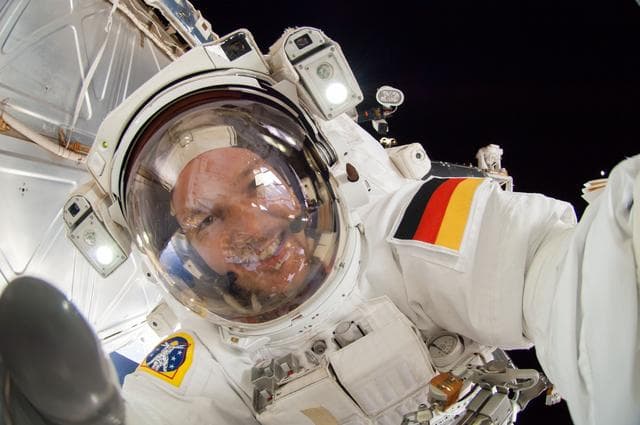 NASA image: Gerst during EVA