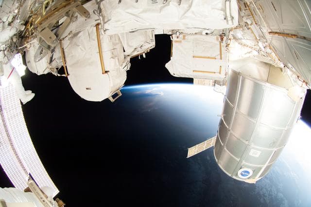 NASA image: Wiseman during EVA