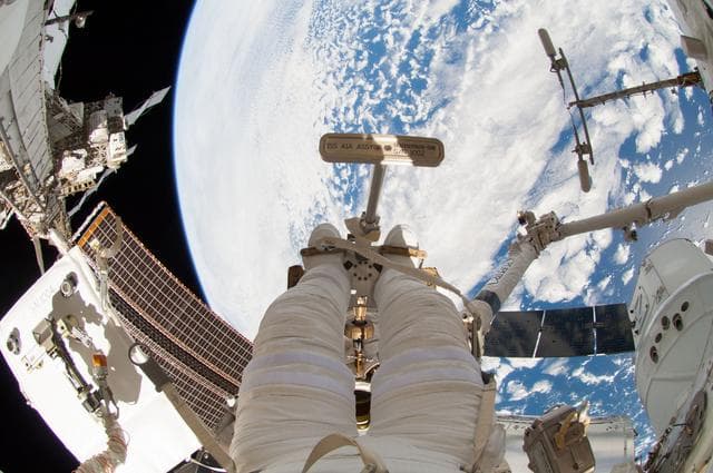 NASA image: Gerst during EVA