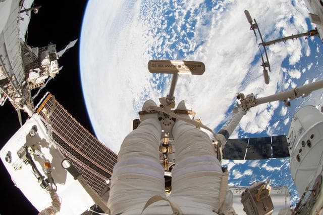 NASA image: Gerst during EVA