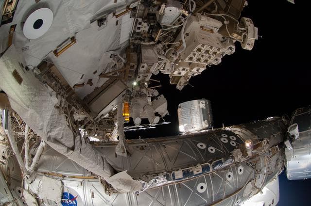 NASA image: Wiseman during EVA