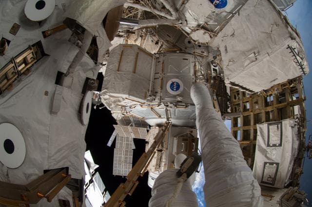 NASA image: Gerst during EVA
