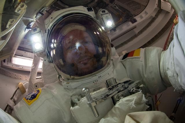 NASA image: Gerst during EVA