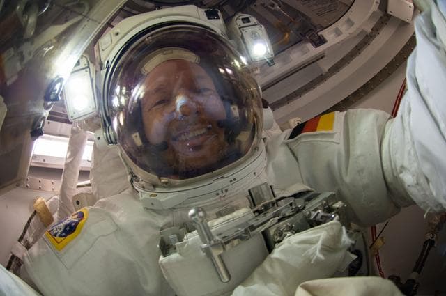 NASA image: Gerst during EVA