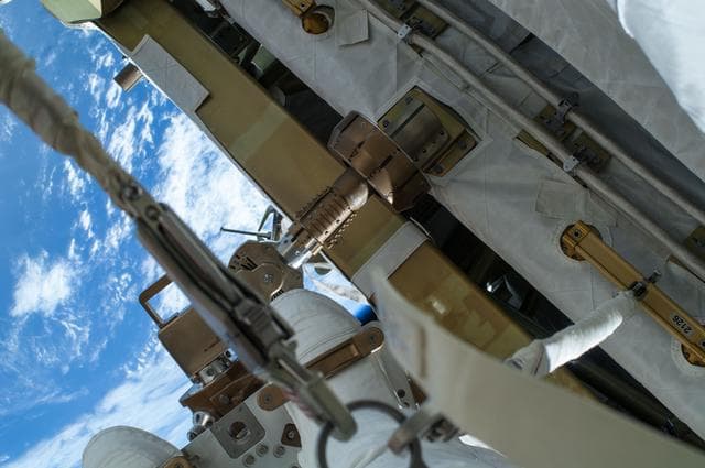 NASA image: Expedition 41 Crewmember during EVA 28