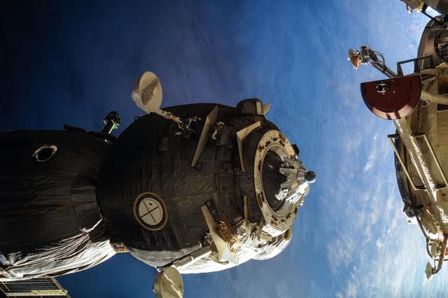NASA image: Soyuz TMA-13M undocks from MRM1