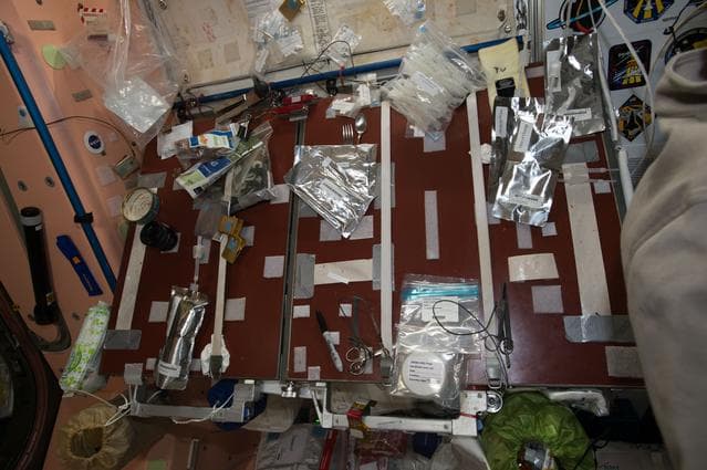NASA image: Microbial Observatory - 1 sample collection.