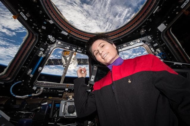 NASA image: Cristoforetti in Cupola