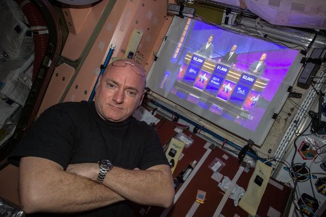 NASA image: Kelly in Node 1