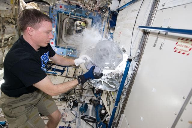 NASA image: MELFI ops