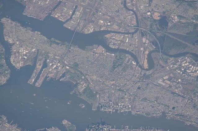 Earth observation taken by the Expedition 43 crew