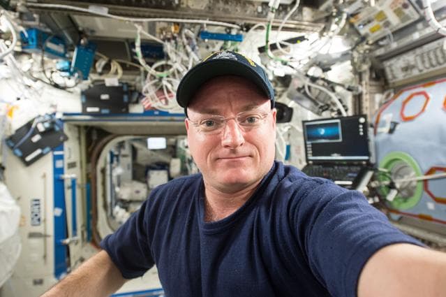 NASA image: Kelly in U.S. Lab