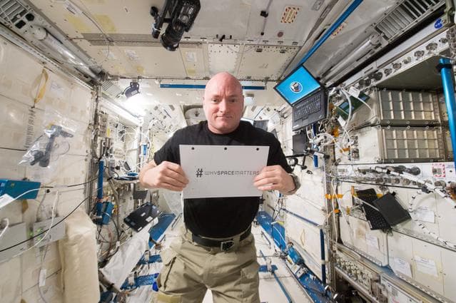 NASA image: Kelly in JEM