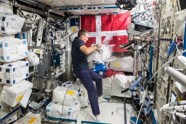 NASA image: Mogensen in Cupola