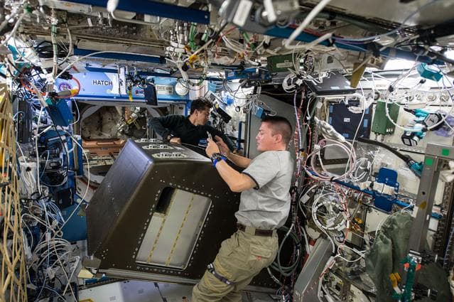 NASA image: C2V2 MSS-2 Rack Disassembly
